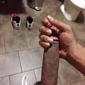 Alone time in the bathroom