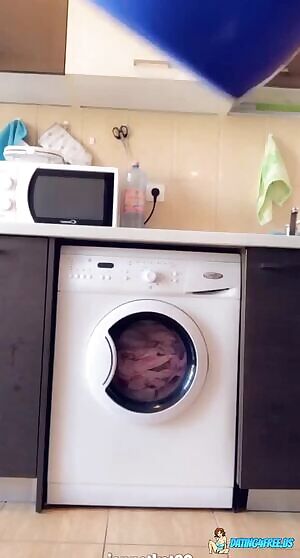 Unloading the washing:)