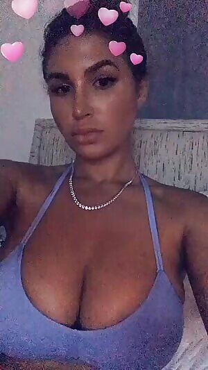 Sticking her tongue out for cum