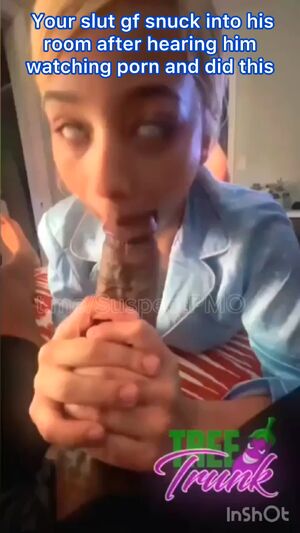 Cheating Mouth (Captions) Amateur Blowjob Caption