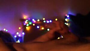 Enjoying the cozy evening