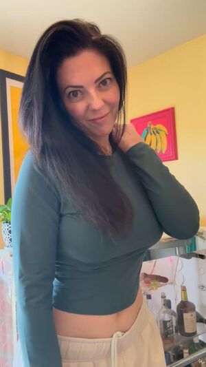 Seductive Brunette Clothed Cougar Cougars