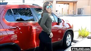 Demi Lopez mooning in public