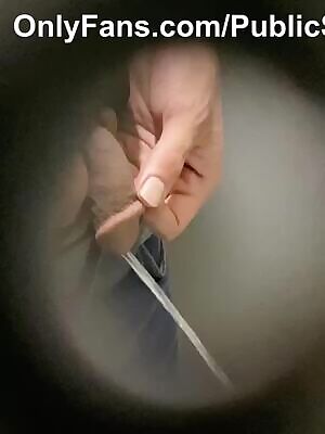 Cut pisser in full view of camera