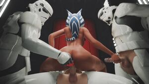Once a powerful Jedi master, after I was captured and broken in I became nothing more than a mindless fucktoy for the Empire. (ZMSFM)