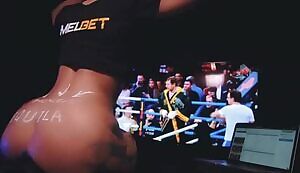 Brunette Riding On Dildo