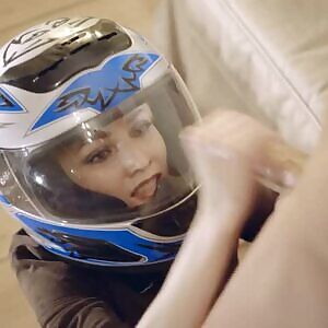 Responsible cumslut does her best to follow CDC guidelines in this trying time