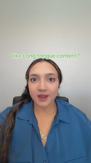 Tongue Out Latina