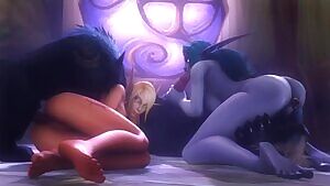 Blood Elf & Night Elf,