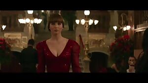 Jennifer Lawrence in this hot red dress is going to milk me dry