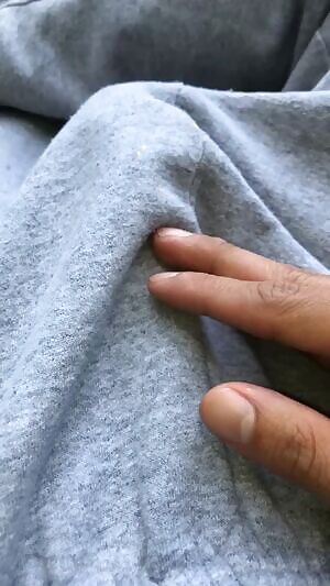 Just teasing myself outside in my apartment complex