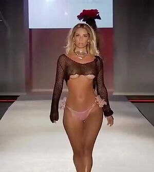 Incredible body on the runway
