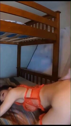 Upskirt Tease Asian Booty Brunette Dildo