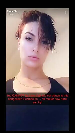 Public snapchat twerk