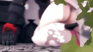 Uraraka's first Handjob; Sound Warning