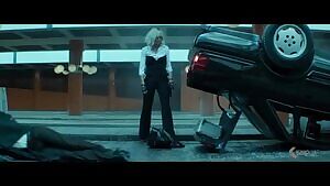 Charlize Theron & Sofia Boutella LESBIAN plot from Atomic Blonde red band trailer