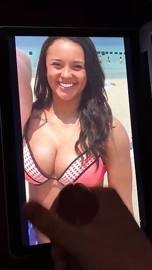 cumming on those tits