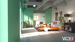 Passionate sex with Mercy