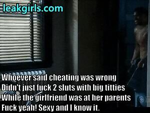 While the girlfriend is away the cheater will play