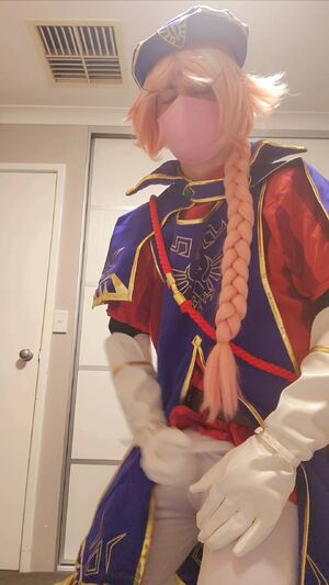 Zelda Cosplays Bulge Cosplay Costume Cum