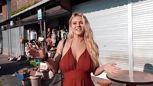 jiggling when she talks