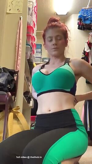 Heidi Lee Bocanegra Nude White Corset Try on Haul + Yoga