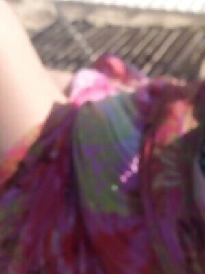 Flashing my tits on a public beach