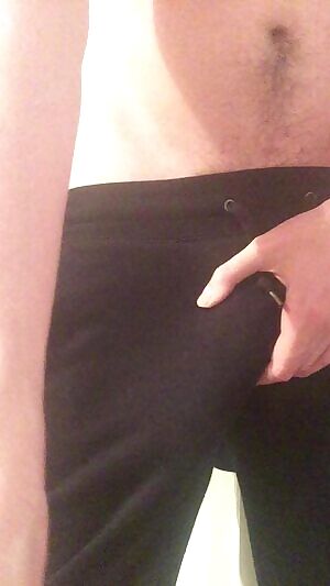 Testing out some new sweatpants