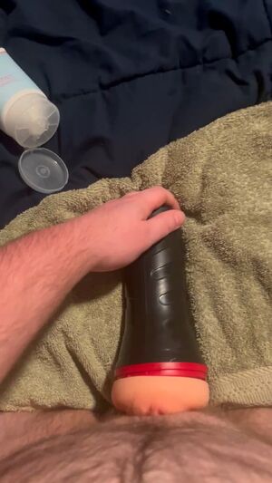 Male Sex Toys Fleshlight Masturbating NSFW