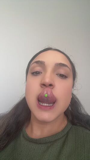 Tongue Out Latina