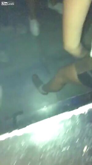 Drunk girl gets a taste of karma