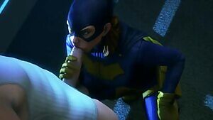 Batgirl blowjob,
