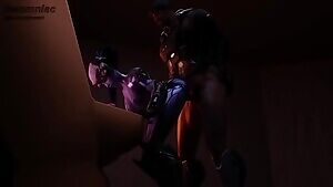 Widowmaker doggied by Reaper