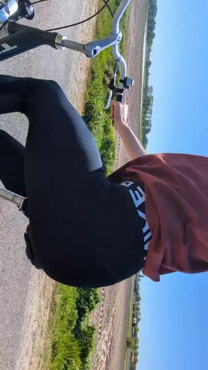 Tight leggings Femboy Outdoor Public Yoga Pants