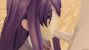 Yuri throatfuck