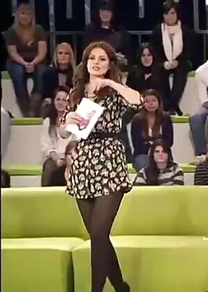 Marta Torne's gorgeous legs in pantyhose