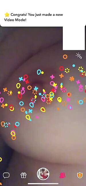 Loved watching her push her tits together