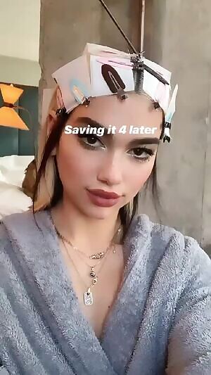 Dua Lipa is saving and preparing that tongue for the rough deep throat that is coming later