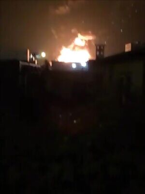 cameraman filmed explosion and died. chinese rubber factory.