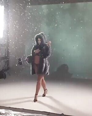 “Trying to look cute”