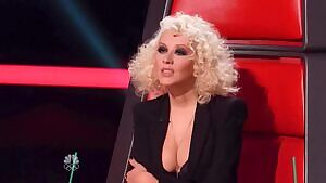 Christina Aguilera brought as much plot as she could for 