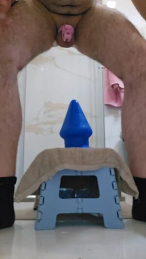 Prolapses Anal Butt Plug Chastity Huge Dildo