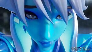 Rime Sombra standing fuck