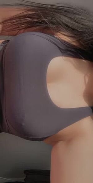 My tight sports bra hides these tits well 💦