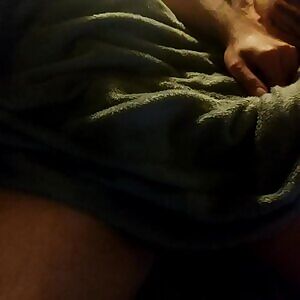 I think he's just happy to see you 😁😉