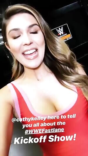 Cathy Kelly’s face and tits make for perfect cum targets.