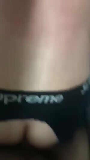 Fucked a twink bareback through his underwear 😛