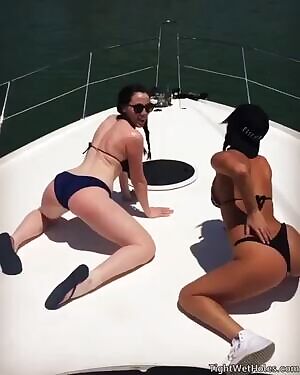 Twerking on a boat