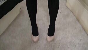 Sexy Tabitha Pantyhose Tease
