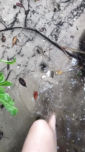 Exploring is so much more fun without shoes